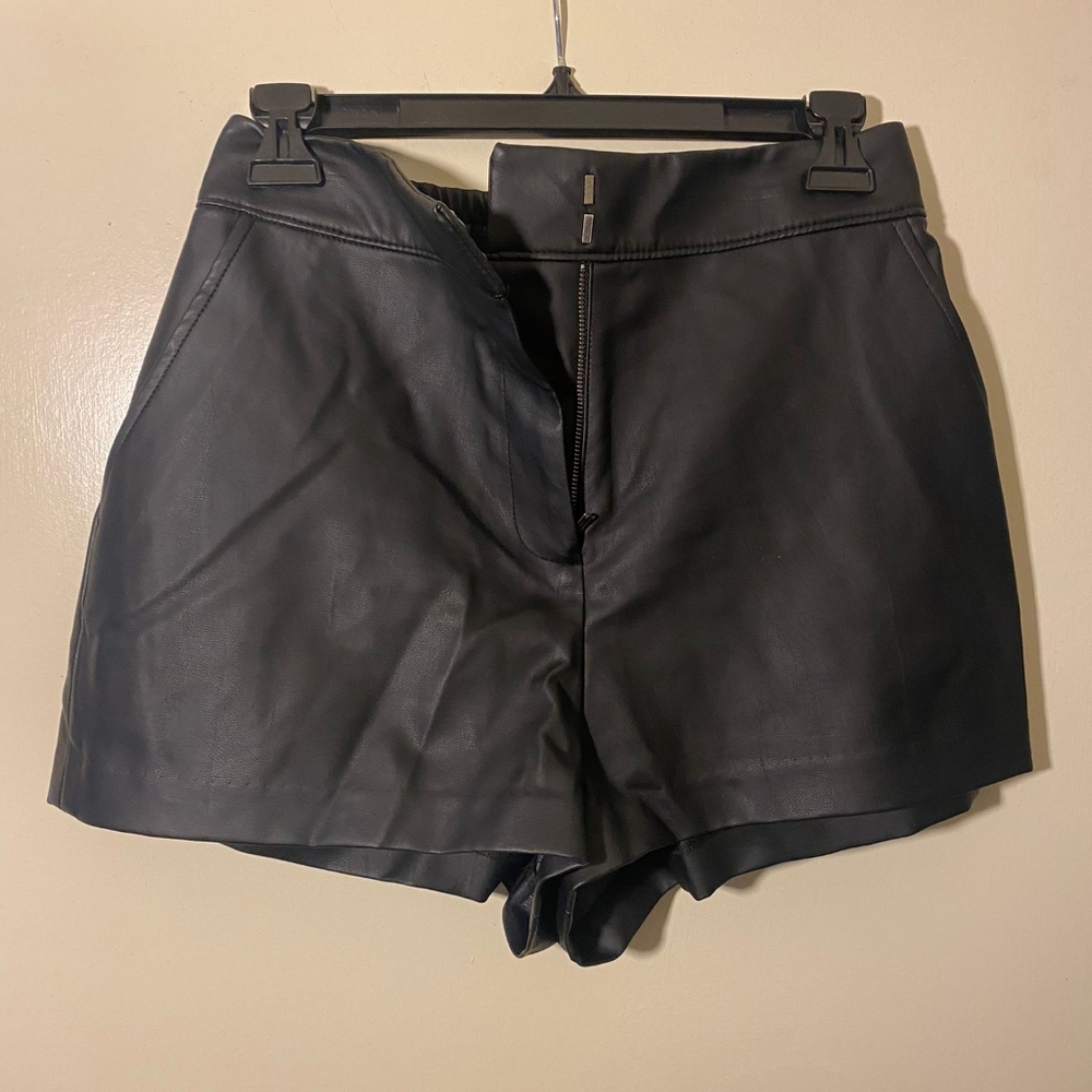Nordstrom Faux Leather shorts